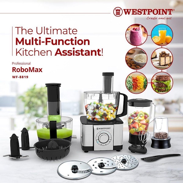 Westpoint WF-8819 RoboMax Multi Function Food Frocessor.